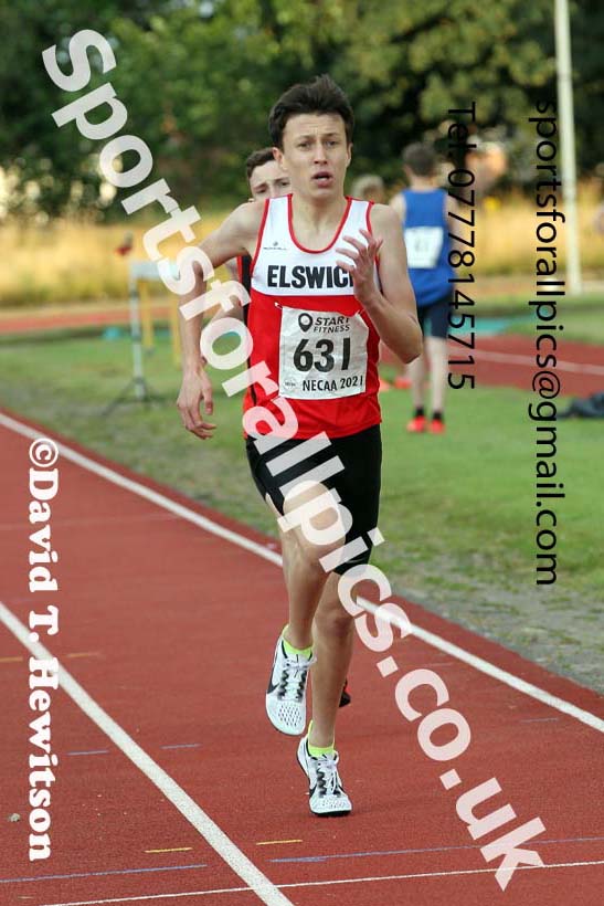 800 metres, 2021 North East Grand Prix 6, Monkton, Wednesday, August 4th. Photo: David T. Hewitson/Sports for All Pics